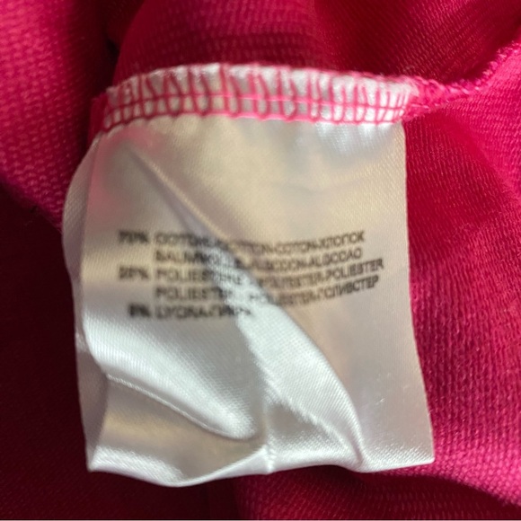 Adidas Track Jacket XL Pink White Full Zip Pockets Activewear Walking Running - Picture 4 of 10